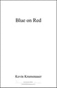 Blue on Red Concert Band sheet music cover